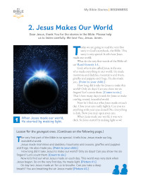 Beginners Bible Lessons (indiv. weekly)