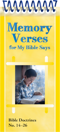 Bible Doctrines Memory Verse Booklets