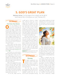 Junior/Teen Bible Lessons (indiv. weekly)