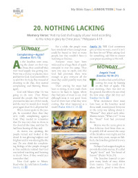 Junior/Teen Bible Lessons (indiv. weekly)