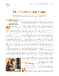 Junior/Teen Bible Lessons (indiv. weekly)