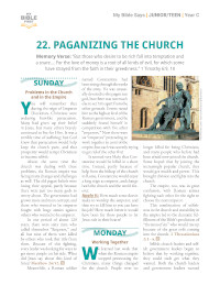 Junior/Teen Bible Lessons (indiv. weekly)