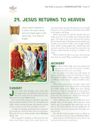 Kindergarten Bible Lessons (indiv. weekly)