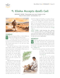 Primary Bible Lessons (indiv. weekly)