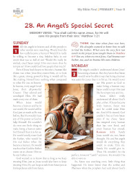 Primary Bible Lessons (indiv. weekly)