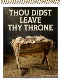 Visualized Song: Thou Didst Leave Thy Throne